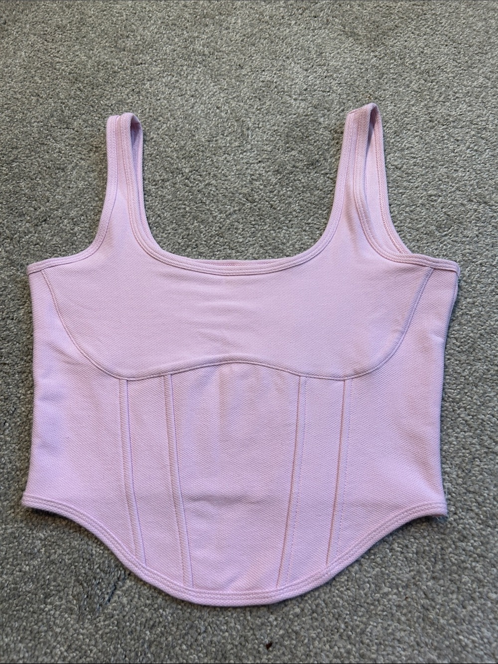 PINK Victoria's Secret Orchid Pink Corset Top